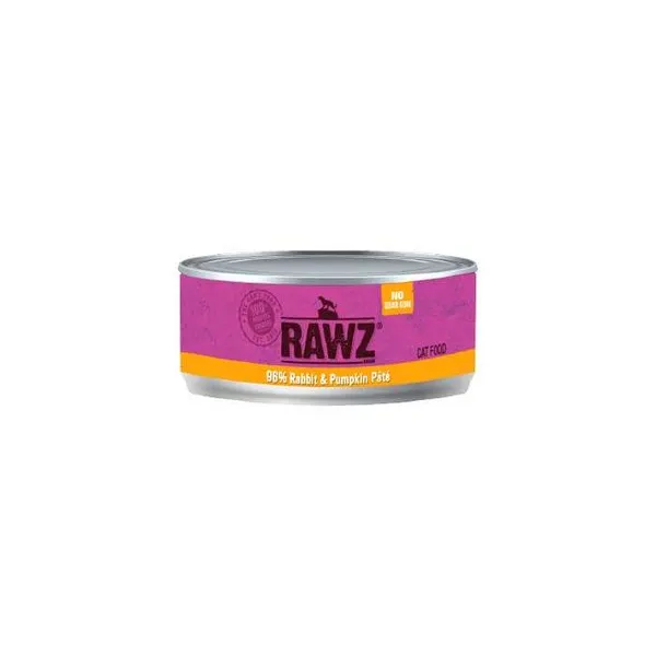 24/5.5 oz. Rawz 96% Rabbit & Pumpkin Cat Can - Health/First Aid